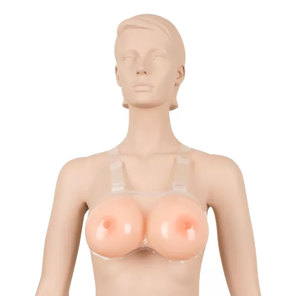Cottelli - silikonová push-up nasazovací prsa - 2x600g