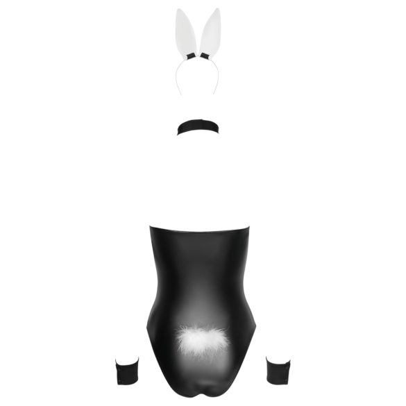 Cottelli Bunny - lesklý sexy kostým králička (5 dílů)