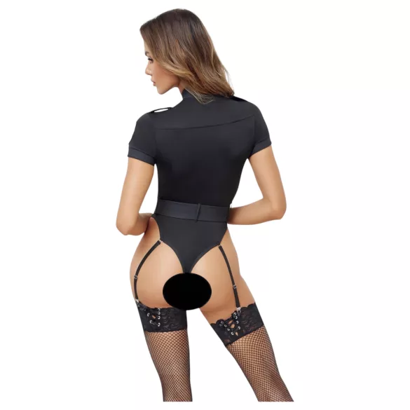 Cottelli - erotický kostým policistky - černý - M