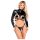 Bad Kitty - Otevřený bondage set prsou (černý)