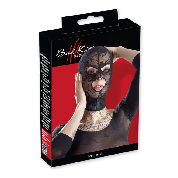 Bad Kitty - erotická maska na orální sex - krajka