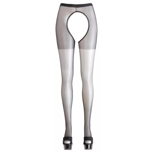 Cottelli - erotické punčochy - černé - L/XL