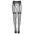 Cottelli legwear - otevřené punčochy na stehna - černé (S-L)