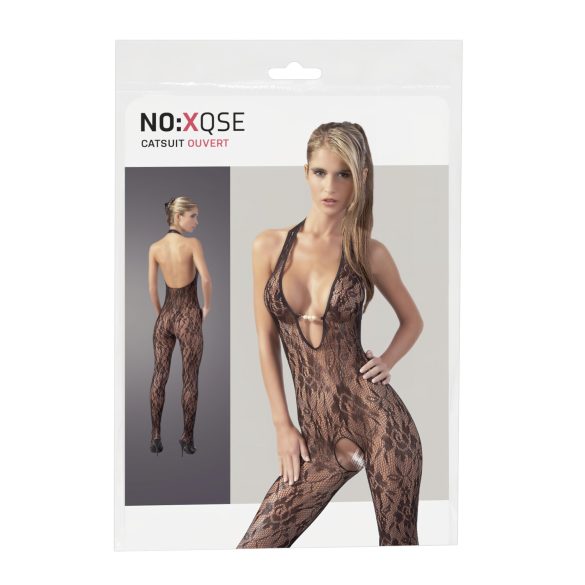 NO:XQSE - Krajkový overal se zdobením perličkami - L/XL