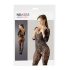 NO:XQSE - Květinové catsuit - černé (S-L)
