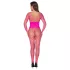 Cottelli - síťované catsuit - růžová - S-L