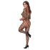 Cottelli - Síťované catsuit (černé) - S-L