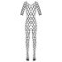 Cottelli - Síťované catsuit (černé) - S-L
