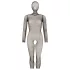 Cottelli Fantasy - maskovaná otevřená síťovaná catsuit kombinéza (černá) - S-L