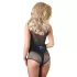 Cottelli - lesklé síťované body - černá - M