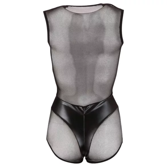 Cottelli - lesklé síťované body - černá - M