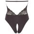 Cottelli – Krajkované body s krčním páskem (černé)