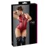 Cottelli Party - lesklé červené body na zip bez rukávů - XL