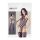 NO:XQSE - vlněný bodystocking a punčochy - černá (S-L)
