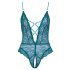 Cottelli - zelené krajkové body s otevřeným designem - L