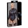 Cottelli Bondage Plus Size - krajkový body s rukávy (černý) - 2XL
