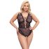 Cottelli Curves Plus - průhledné vzorované body (černé)