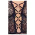 Cottelli Curves Plus Size - transparentní vzorované body - černé