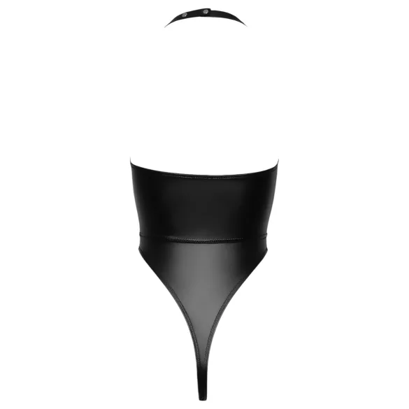 Cottelli Party - lesklé body s obojkem - černé - M