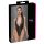 Cottelli Party - Lesklé body s nákrčníkem (černé) - XL