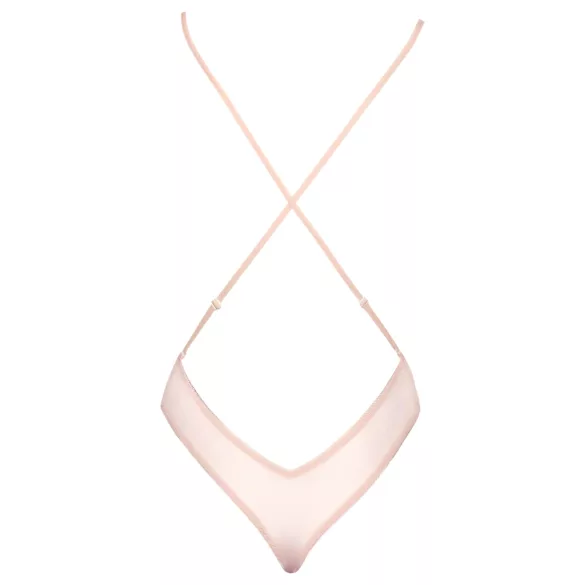 Kissable - krajkový body - růžová