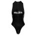 Noir - body s hadím vzorem (černý) - XL