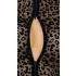 Noir - leopardí vzor, dlouhý rukáv body (černé) - M