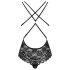 Obsessive 860-TED-1 - sexy krajkový body (černý) - L/XL