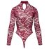 Cottelli - průhledné krajkové body (červené)