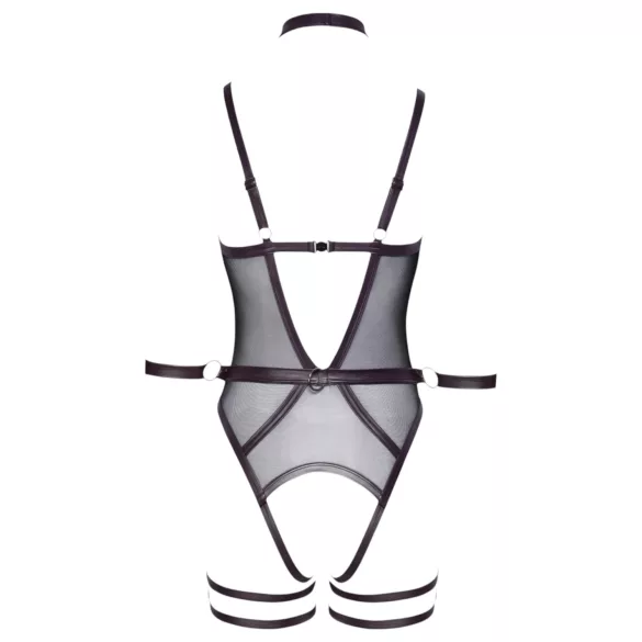 Cottelli Bondage - otevřené body a pouta na ruce (tmavě fialová) - L