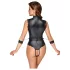 Cottelli Bondage - otevřený body na prsa - černý - L