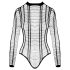 Cottelli - pruhované otevřené body (černé) - S-L