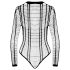 Cottelli - pruhované otevřené body (černé) - S-L
