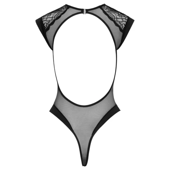 Cottelli - krajkované průhledné body - černé