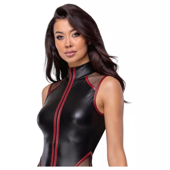Cottelli - síťované body na zip (černé) - M