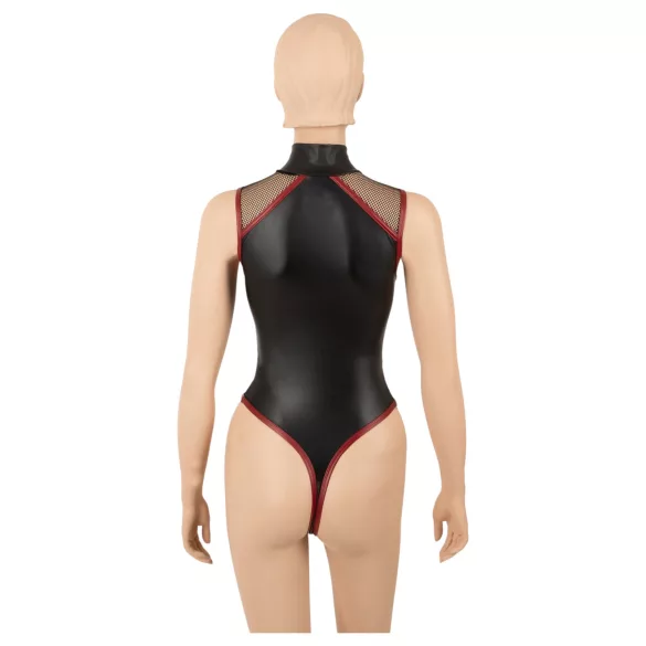Cottelli - síťované body na zip (černé) - M