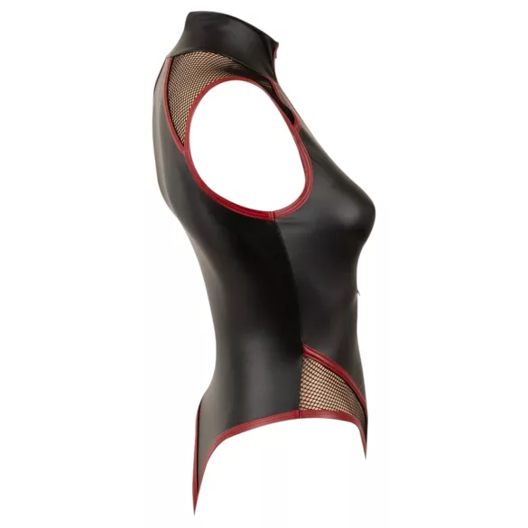 Cottelli - síťované body na zip (černé) - M