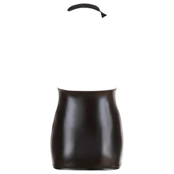 Cottelli - erotické minišaty na krk - černé - M