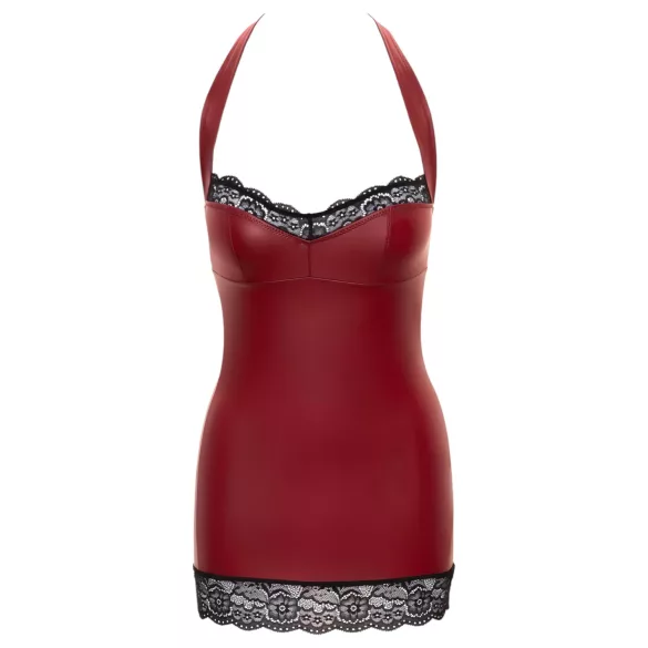 Cottelli - lesklé minišaty (červené) - XL