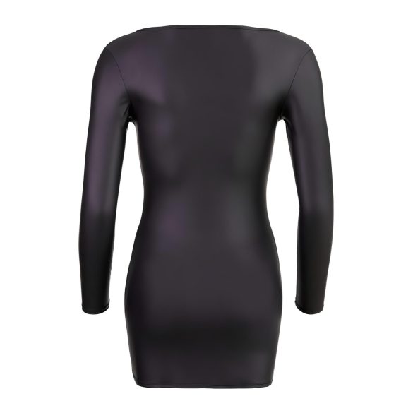 Cottelli - dámské párty šaty - zip se třpytivými kamínky - černé - XL