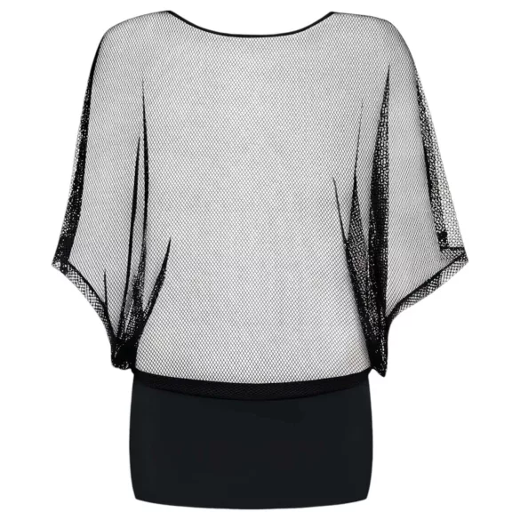 Obsessive - průhledné minišaty a tanga - černá