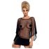 Obsessive Punker - průhledné minišaty a tanga (černé) - L/XL