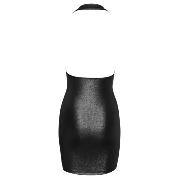 Cottelli Party - sexy šaty kolem krku - stříbrné - M