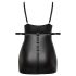 Cottelli Plus Size šaty s pouty (černé) - 2XL