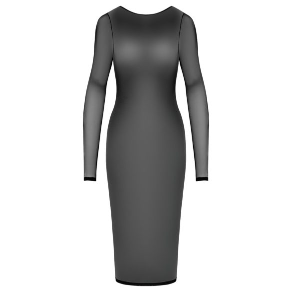 Cottelli Party - průsvitné minišaty na zip - černé