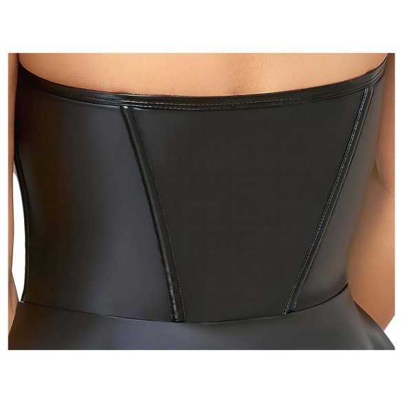 Cottelli - minišaty lesklé - sklady sukně - černé - M