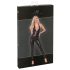 Noir - černý overal s halter výstřihem - XL