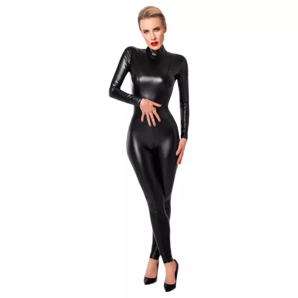 Noir - overal na zip (černý) - L