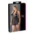 Cottelli Plus Size - babydoll s krajkou - černá - plus size - 3XL