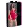 Cottelli Plus Size - Krajkový lehký babydoll (červený)